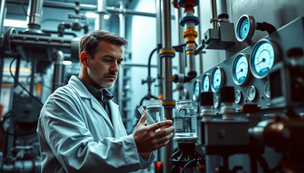 tratamento pra água da caldeira